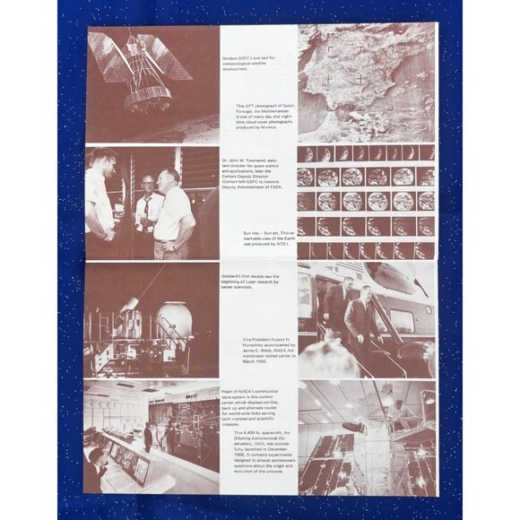 Early NASA Goddard GSFC Photo Foldout | Explorer, IMP, Nimbus | 1961–65 - Picture 2 of 5